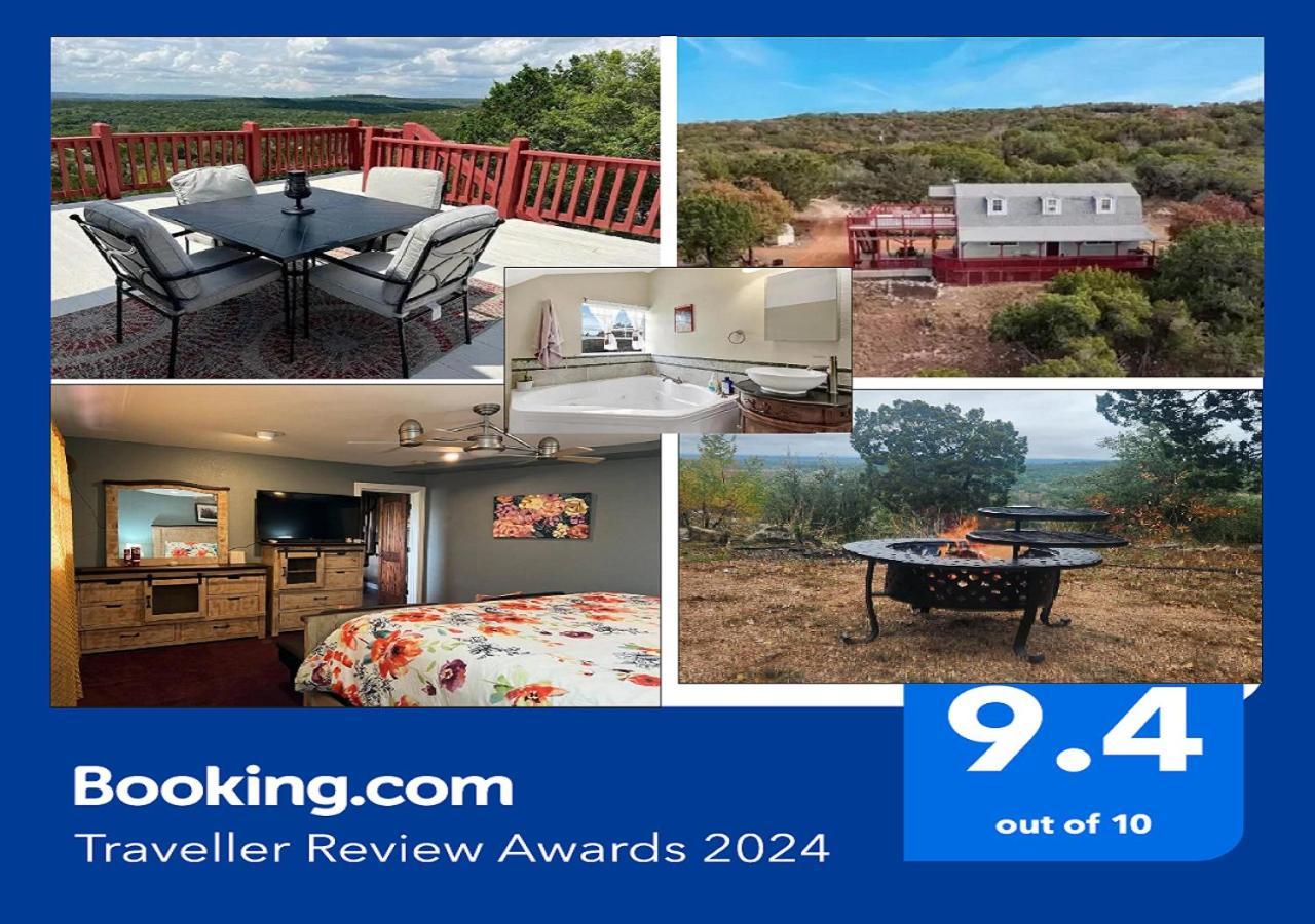 Hilltop Haven: Spacious 2BR Home with Jacuzzi, Scenic Views, and Pet-Friendly Acres Marble Falls Exterior photo